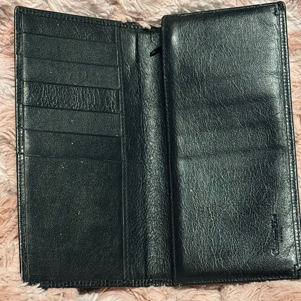 DiorTextured Checkbook Wallet - Picture 10 of 15